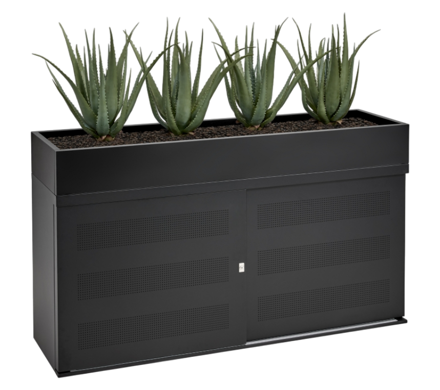 Armario acústico con puertas correderas 120 x 200 x 45 cm